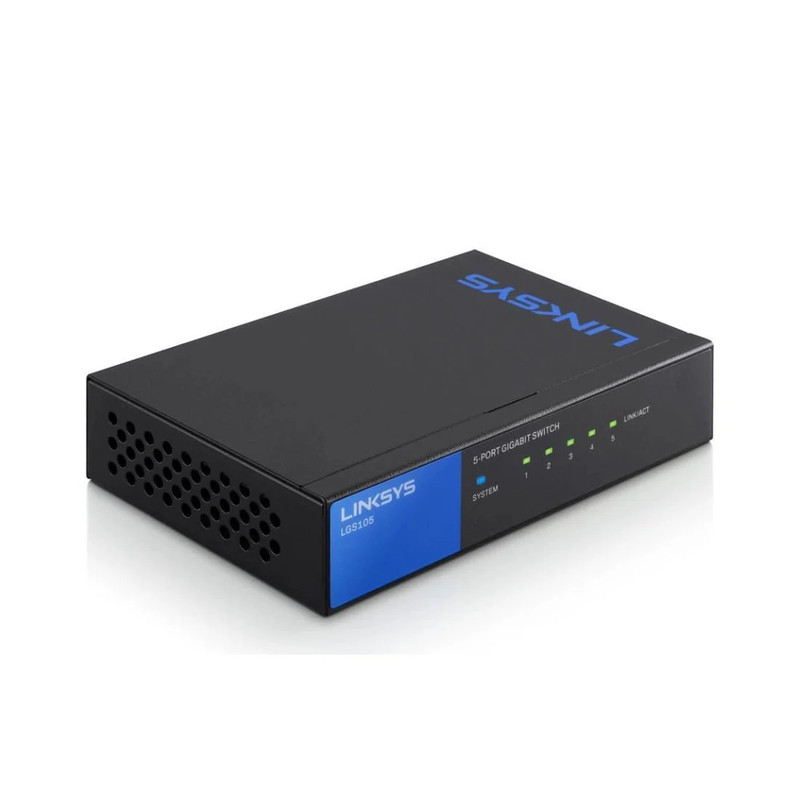 Linksys LGS108 8-Port Unmanaged Gigabit Ethernet Switch - محول